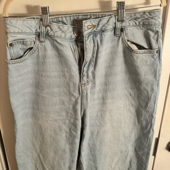 PRIMARK wide leg jeans with raw hem - Picture 3 of 6